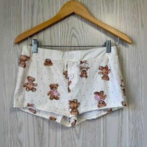 🐻 SHEIN Teddy Bear Print Lounge Shorts